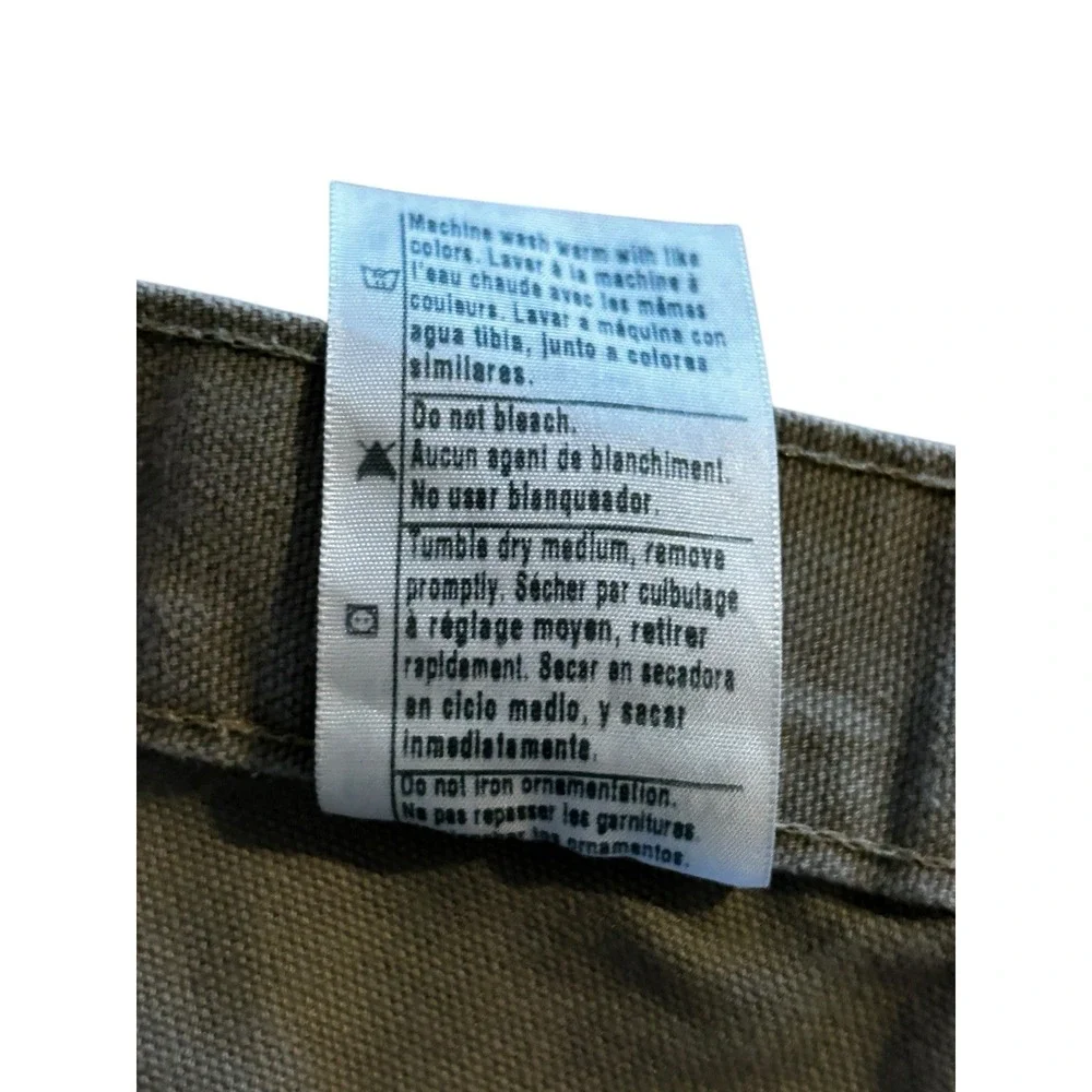 Carhartt Carpenter‎ Work Pants Mens 44x34 Dungaree Fit B11-DES  Desert Color
